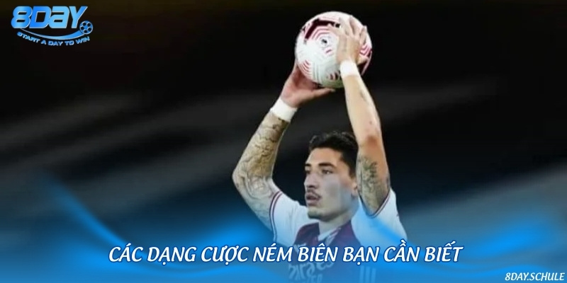 Những loại cược không thể bỏ qua trong hình thức cá cược ném biên