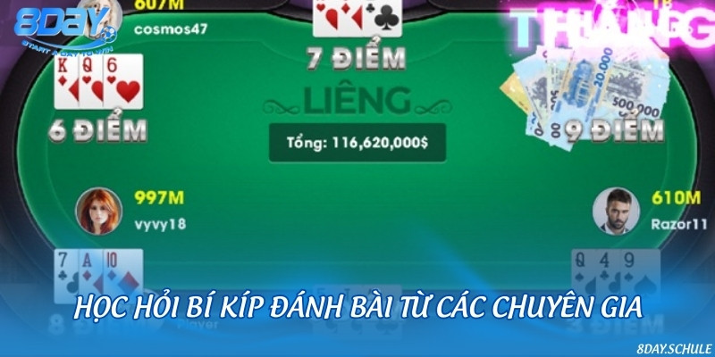 Mẹo nhỏ giúp ăn tiền từ bài Liêng hiệu quả