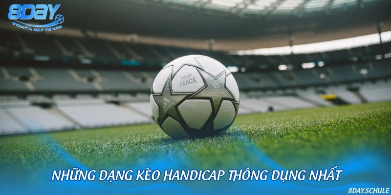 Tổng hợp các loại kèo cược handicap thông dụng nhất